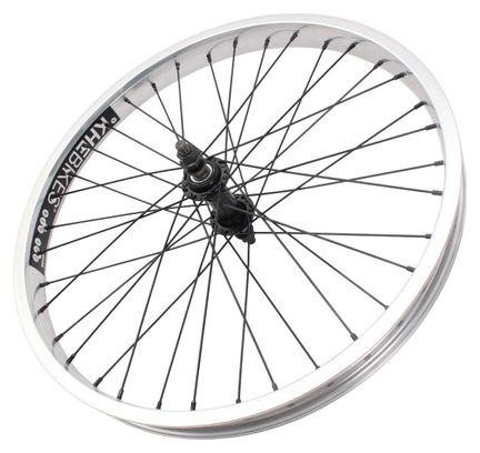 Roue avant BMX KHE PRISM 20 pouces argent