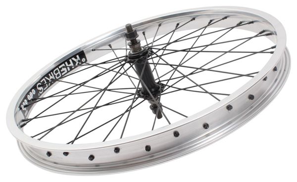 Roue avant BMX KHE PRISM 20 pouces argent