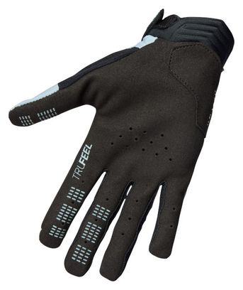 Fox Defend Lange Handschuhe Blau für Damen