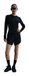 Langarm Trikot Nike Run Division Reflective Schwarz Women