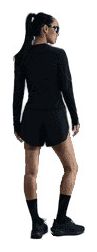 Langarm Trikot Nike Run Division Reflective Schwarz Women