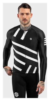Maillot vélo manches longues homme Cyclisme M2 Leader Noir