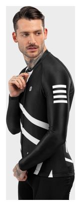 Maillot vélo manches longues homme Cyclisme M2 Leader Noir