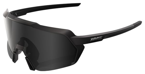Occhiali 100% Korbin Nero opaco Nero lucido/Lenti Black Mirror