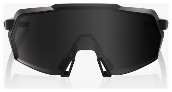 Occhiali 100% Korbin Nero opaco Nero lucido/Lenti Black Mirror
