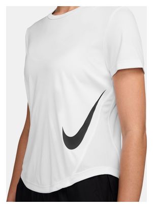 Maglia a maniche corte Nike Tempo Swoosh Run Bianco Donna