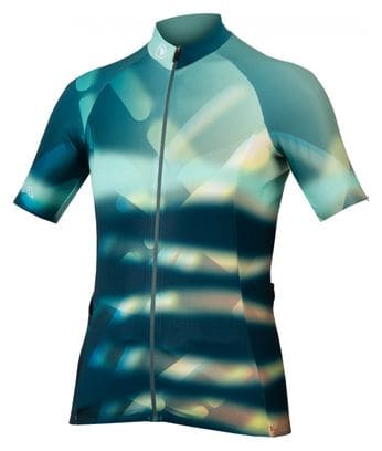 Endura Virtual Texture Women&#39;s Short Sleeve Jersey Ice blue