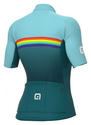 Maillot Alé Bridge Mujer Mangas Cortas Verde