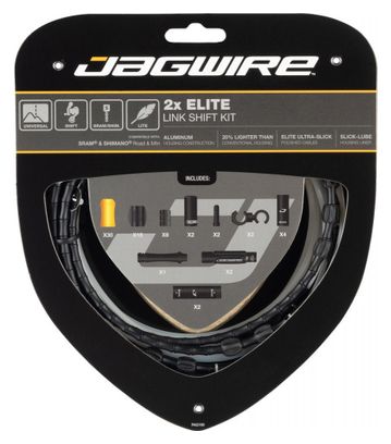 Kit cambio Jagwire 2x Elite Link Nero