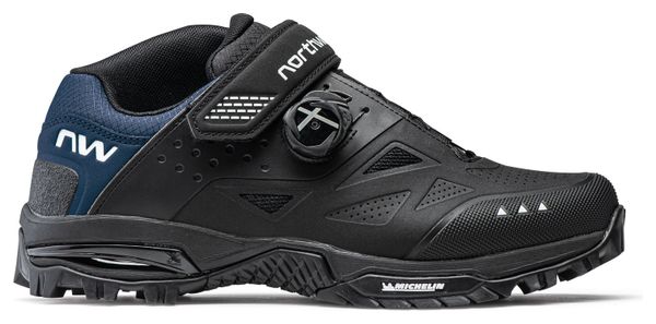 Northwave Enduro Mid 2 MTB-Schuhe Schwarz/Dark Blue