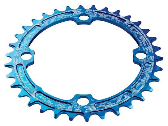 Race Face Smal Breed Enkele Kettingring 104mm BCD Blauw