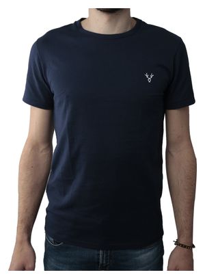 LeBram Colombière t-shirt Navy Blauw