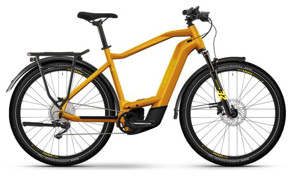Bicicleta eléctrica de montaña Haibike Trekking 8 High Shimano Deore 10V 27,5'' 750Wh Naranja Lava 2023