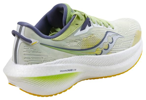 Chaussures de Running Femme Saucony Triumph 21 Blanc Vert