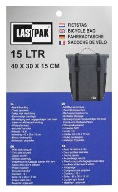 Sacoches pour vélos électriques étanches - Gris foncé - 15L