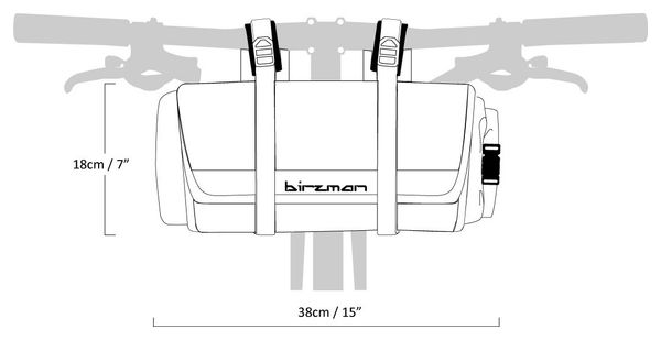 Birzman Packman Stuurtas Zwart / Groen