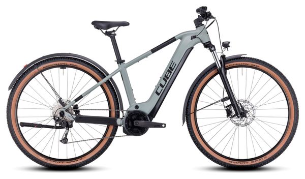 Cube Reaction Hybrid Performance 625 Allroad Electric Hardtail MTB Shimano Alivio 9S 625 Wh 27.5'' Swamp Grey Green 2023