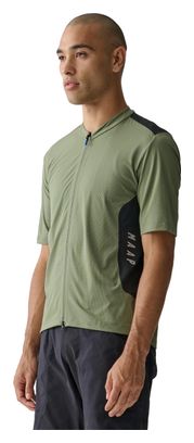 Maap Alt_Road Zip Tee Green