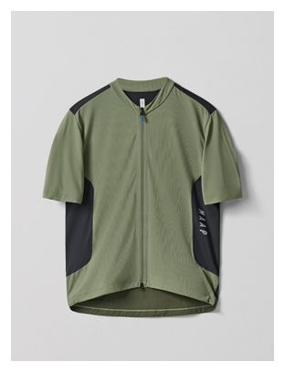 Maap Alt_Road Zip Tee Green