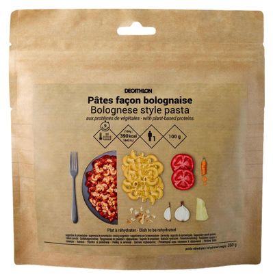 Decathlon Nutrition Gevriesdroogde Maaltijden - Pasta Bolognese - 100g