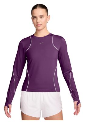 Maillot manches longues Nike Running Division Violet Femme