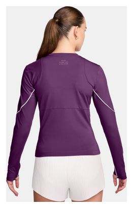 Maillot manches longues Nike Running Division Violet Femme