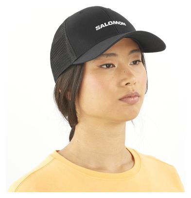 Salomon Logo Trucker Cap Zwart