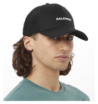 Salomon Logo Trucker Cap Zwart