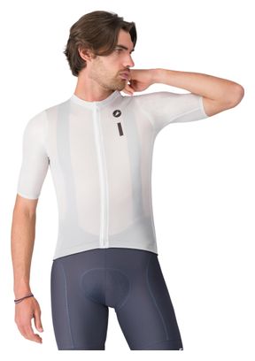 Maglia a maniche corte Castelli Drittone bianca da uomo