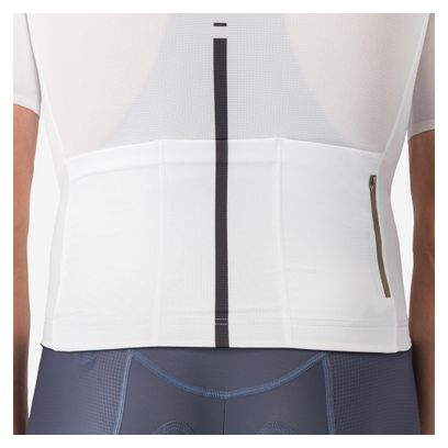 Maglia a maniche corte Castelli Drittone bianca da uomo