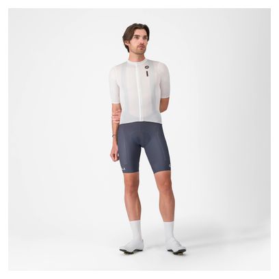 Maglia a maniche corte Castelli Drittone bianca da uomo