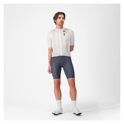 Maglia a maniche corte Castelli Drittone bianca da uomo