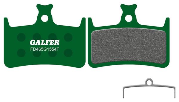 Pastillas de Freno Galfer FD465 G1554T Pro Semimetálicas para Frenos de Disco Hope E4 / RX4 (Shimano)