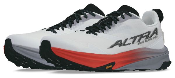 Scarpe da trail Altra Mont Blanc Speed Blanc/Rosso/Grigio da donna