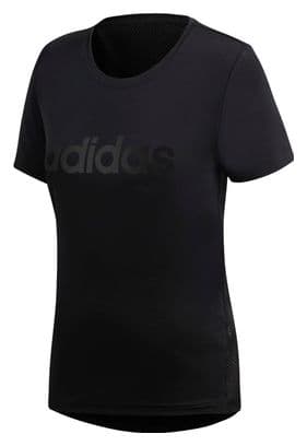 adidas Design 2 Move Logo Tee DS8724  Femme  Noir  t-shirt