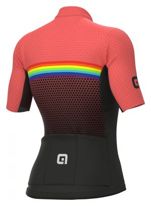 Maillot mangas cortas Alé Bridge Mujer Naranja