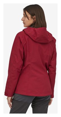 Veste Imperméable Patagonia Calcite Jacket Femme Rouge