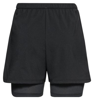 Odlo Essential 3in Negro Pantalones cortos 2 en 1 para mujer