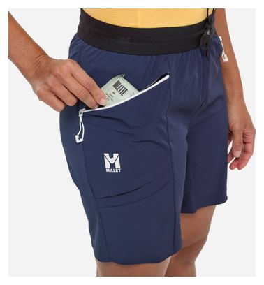 Short Millet Kamet Xcs Light Bleu Femme