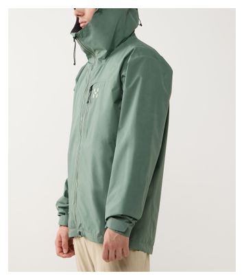 Giacca impermeabile Haglöfs Alert Gore-Tex verde da uomo