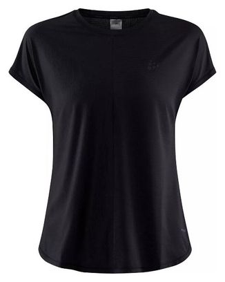 Craft Core Charge Rib Women's Short Sleeve Jersey Black