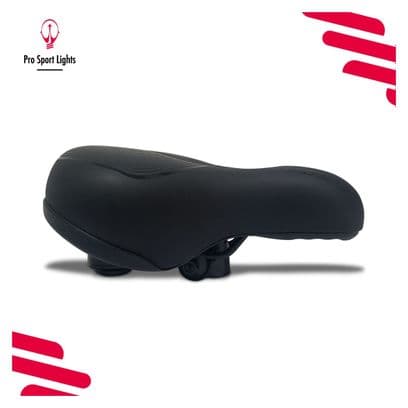 Selle de vélo Femme/Homme - Gel Premium Royal - Confort - Noir