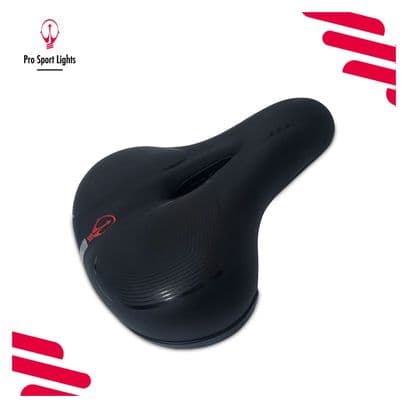 Selle de vélo Femme/Homme - Gel Premium Royal - Confort - Noir