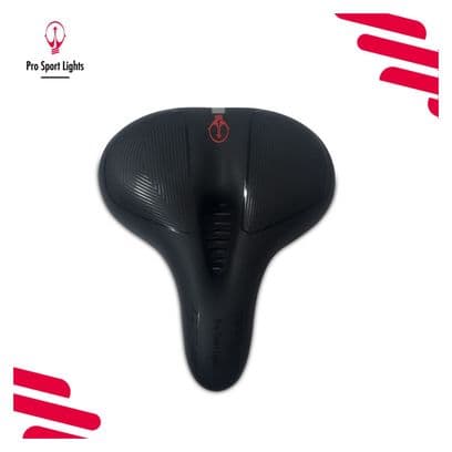 Selle de vélo Femme/Homme - Gel Premium Royal - Confort - Noir