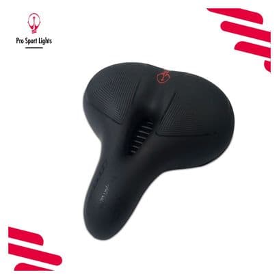 Selle de vélo Femme/Homme - Gel Premium Royal - Confort - Noir