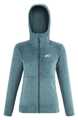 Damen Fleecejacke Millet Siurana Highloft Hoodie Blau