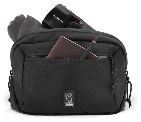 Sac Bandouli re Chrome Ziptop Waistbag Black