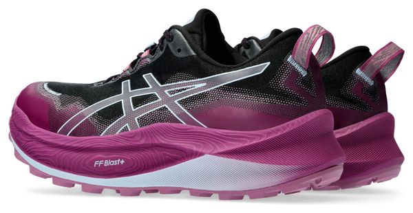 Chaussures de Trail Running Femme Asics Trabuco Max 3 Noir Rose