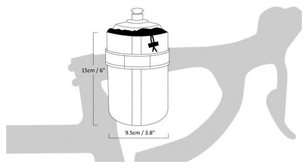 Sacoche de Guidon Birzman Packman Travel Bottle Pack Vert