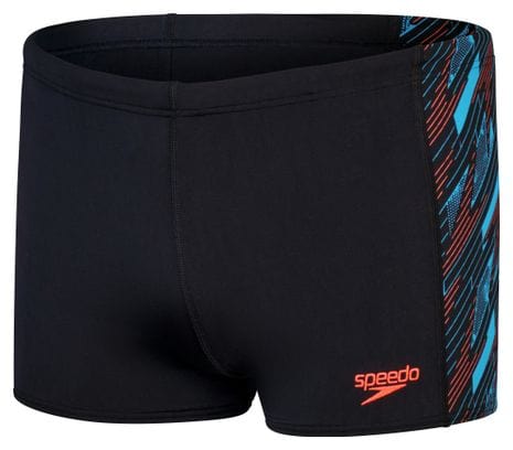 Maillot de Bain Speedo Hyper Boom Panel Noir / Rouge